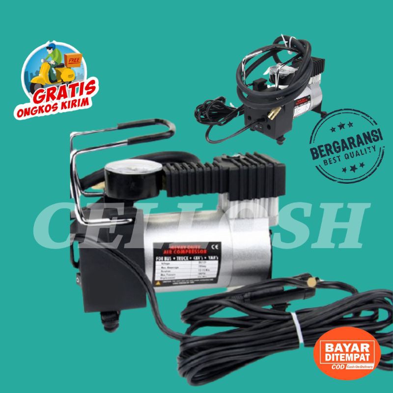 Mini Heavy Duty Air Compressor DC 12V 150 PSI