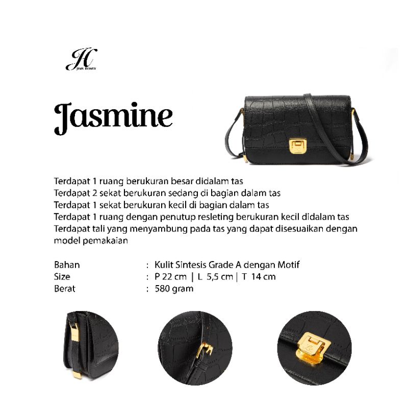 JASMINE BAG JIMSHONEY TAS SLING BAG DAILY RUTIN HARIAN PESTA