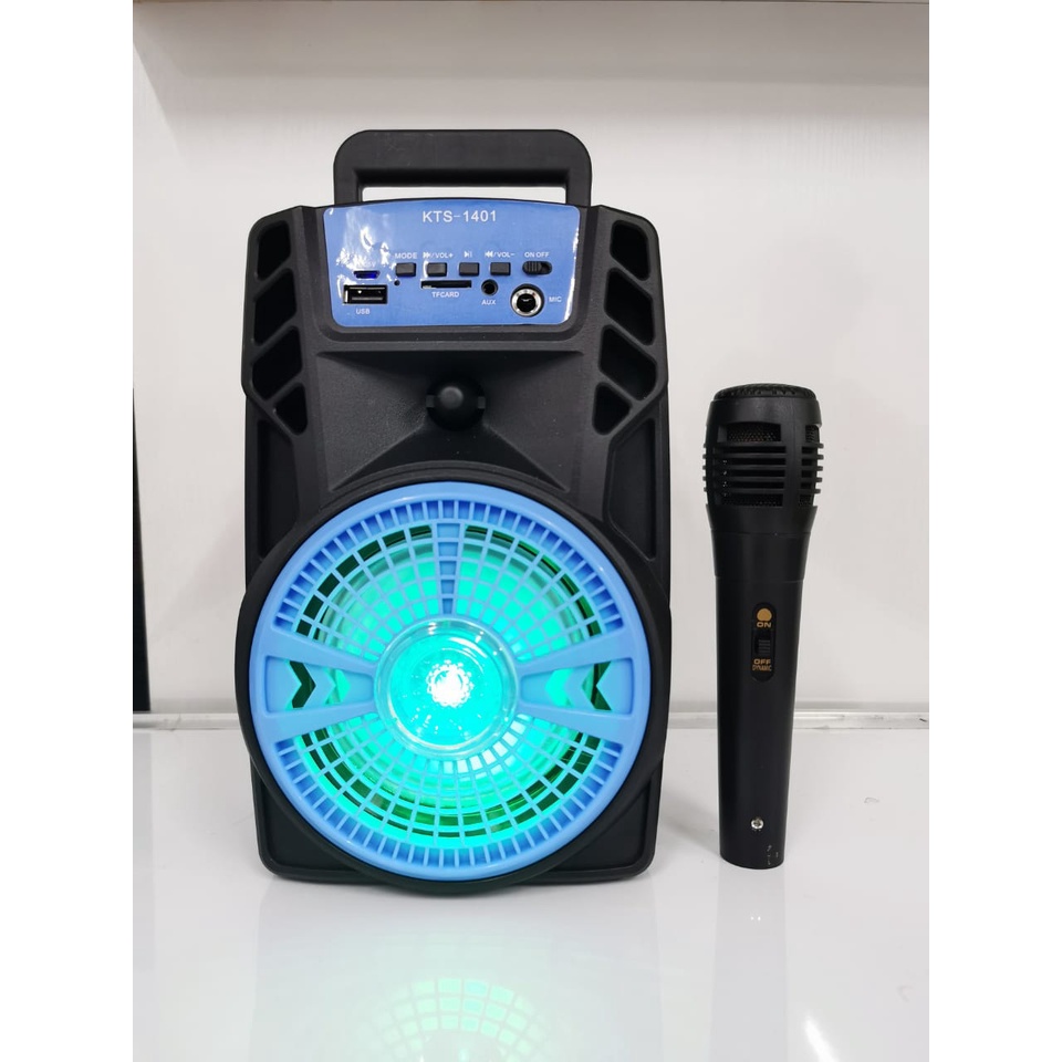 Speaker Bass Full Bluetooth Free Mic Karaoke Audio Speaker Aktif 1401