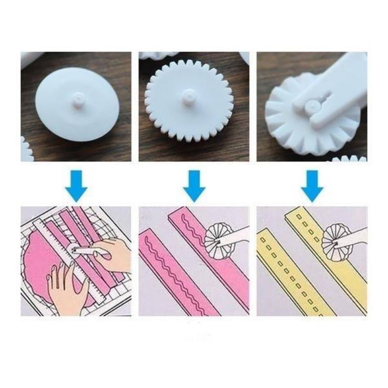 

Fondant Cutter 3in1