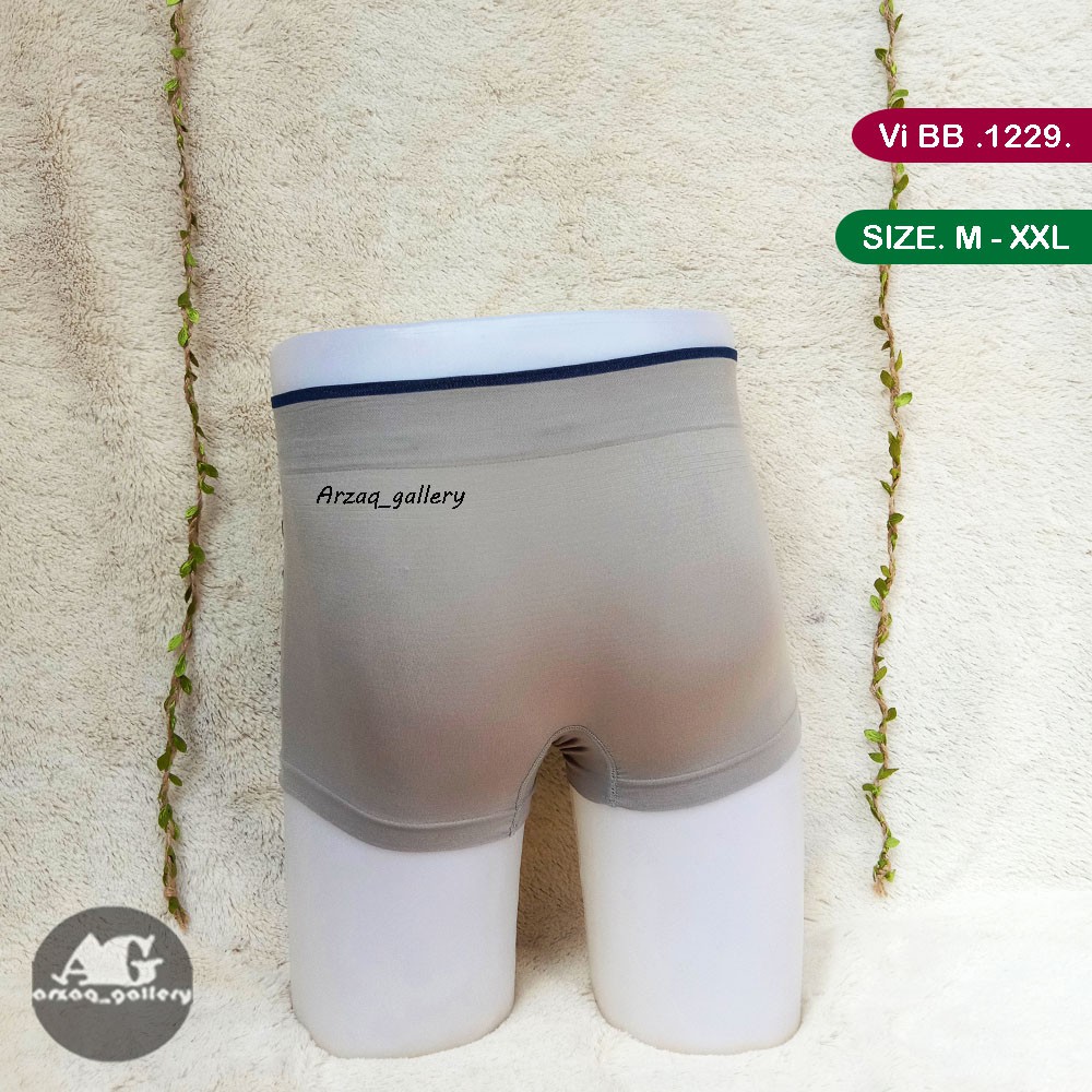 Grosir Lusinan - CD BOXER 1229 Celana dalam Pria Boxer Seamless VI BB / Boxer Pria / Celana Boxer /  Boxer Rajut /  Cd Boxer /  / Celana Dalam Dewasa / Sempak  Pria /Vi bb / Celana ketat