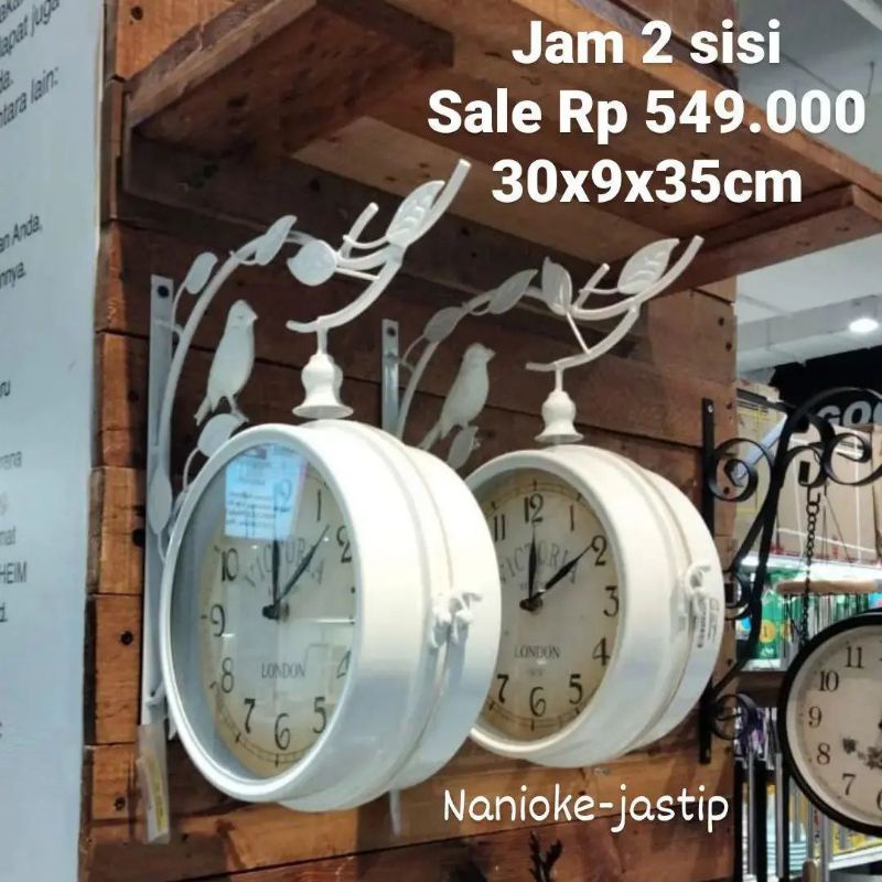 Jam vintage 2 sisi