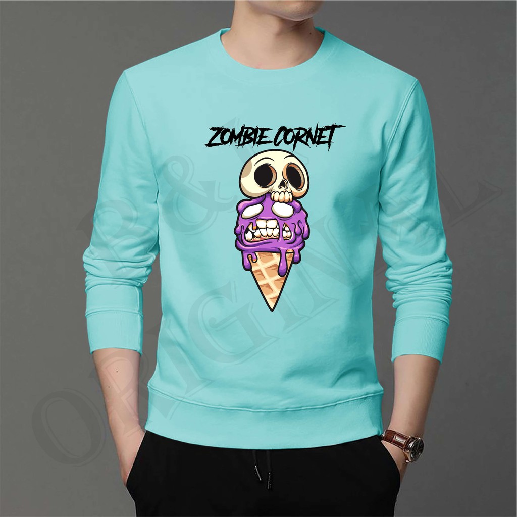 BS//COD//BAJU KAOS ZOMBIE CORNET//T-SHIRT TANGAN PANJANG//FASHION PRIA DAN WANITA//GOOD QUALITY