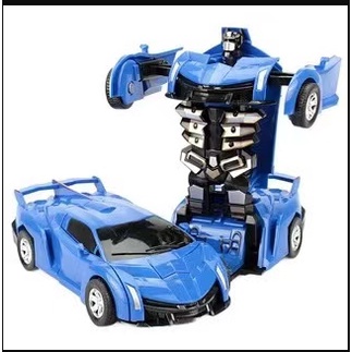 Mobil berubah menjadi Robot Autobot Transformrs PullBack New Edition 2 IN 1 DEFORMATION