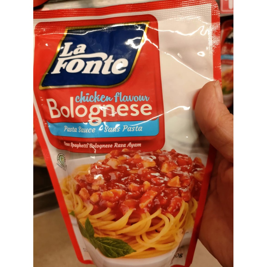 

LA FONTE CHICKEN FLAVOUR BOLOGNESE RASA AYAM 290GR [BB]