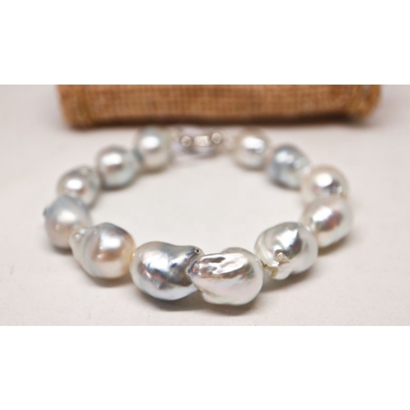 GELANG MUTIARA LAUT SILVER