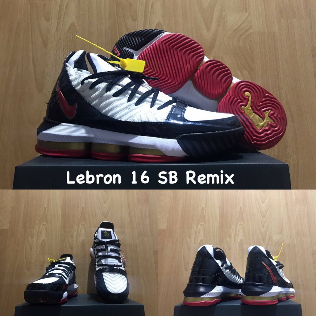 SEPATU BASKET NIKE LEBRON 16 SB REMIX REPLIKA BOX ORIGINAL