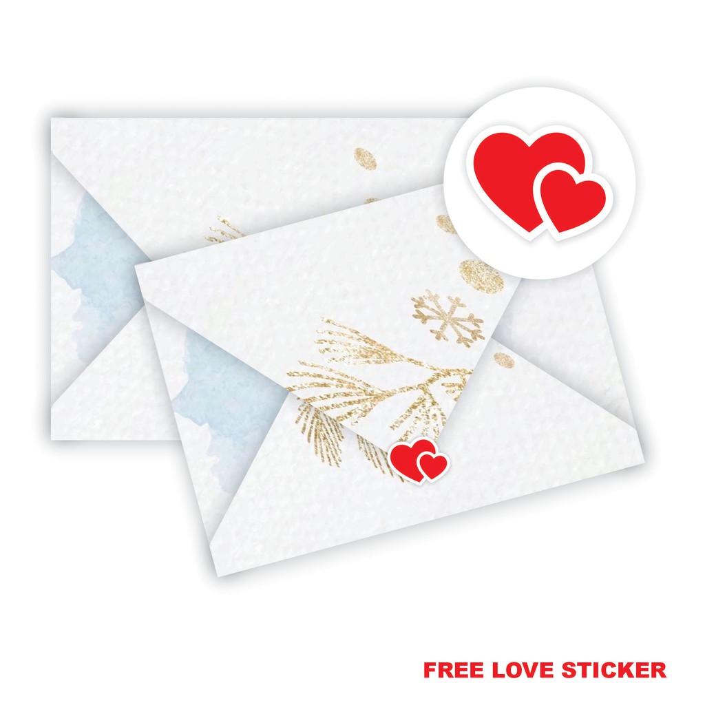 

[A293] 10 Pcs Amplop Greeting Card