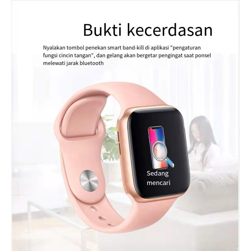 SMARTWATCH T500 upgrade/T500+PLUS Tahan Air JAM Tangan YG BISA Telpon Generasi kedua yang baru Wanita Pria Jam Tangan Pintar Bluetooth Layar Sentuh Dengan Pedometer + Monitor Detak Jantung IOS//Android.