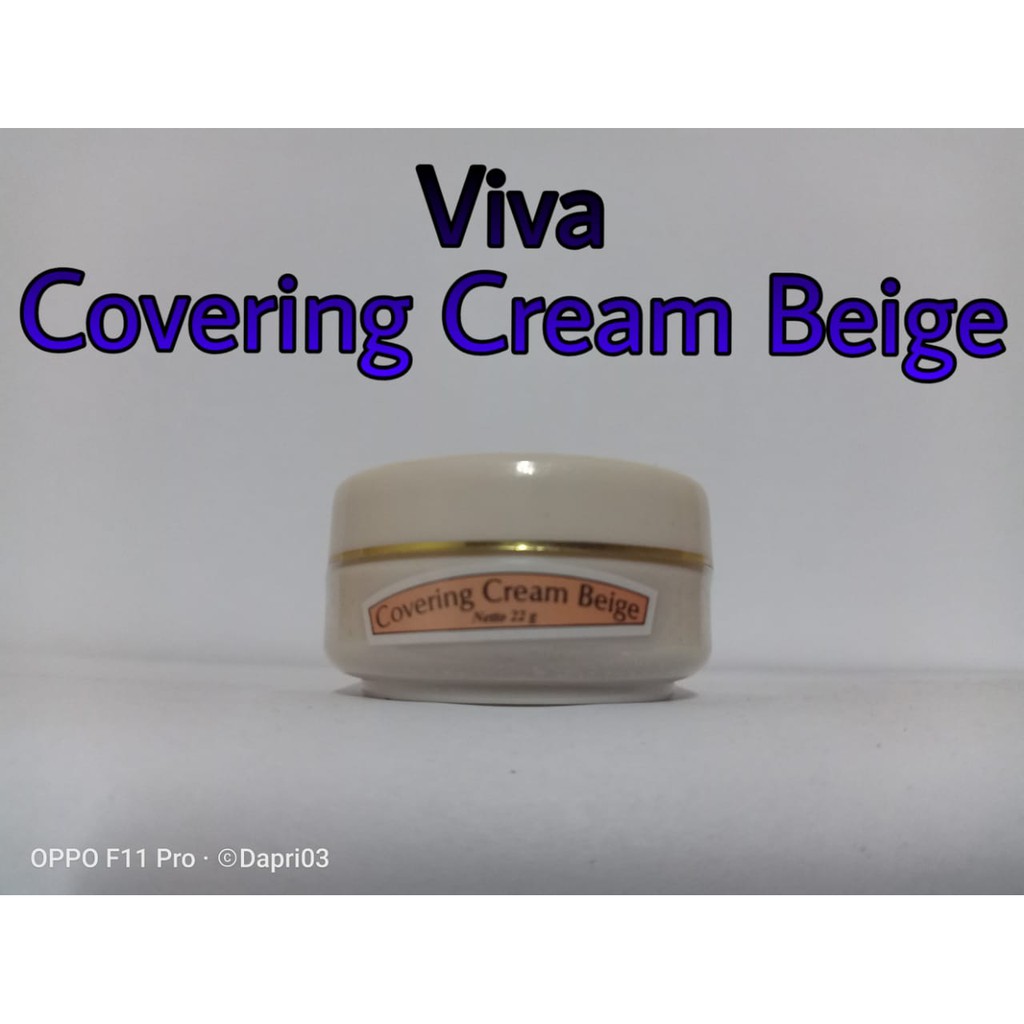 (BOSS) VIVA COVERING CREAM 22g ( Brown / Olive / Beige ) - Viva Foundation Covering cream 22g