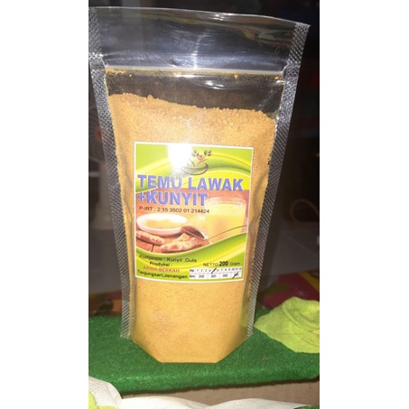 

SERBUK TEMULAWAK + KUNYIT JAWA ASLI 200 GRAM