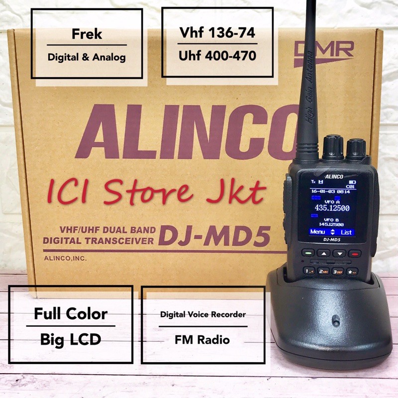 Ht alinco dj md5 / Alinco Dj md5t / Ht alinco dmr garansi reami