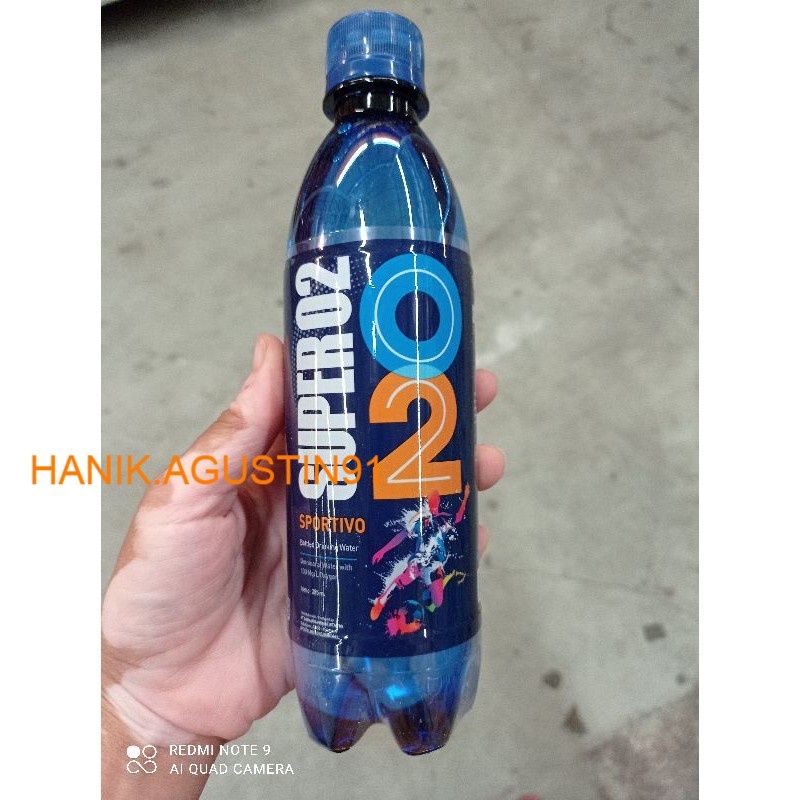 

Super O2 Sport Water Sportivo 385ml - Minuman Olahraga / Air Mineral Oksigen SS91