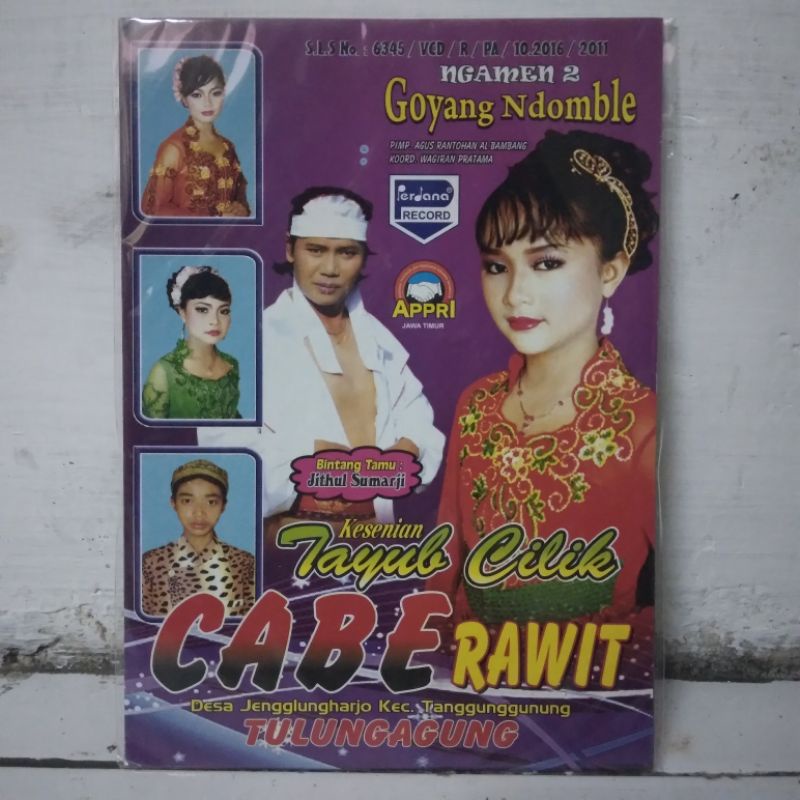 Vcd Koleksi lagu Tayub Jawa Timuran