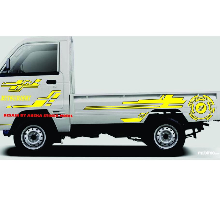 Baru - CUTTING STICKER STIKER MOBIL MITSUBISHI STIKER MOBIL PICK UP CARRY FUTURA COLT T120SS TERLARI