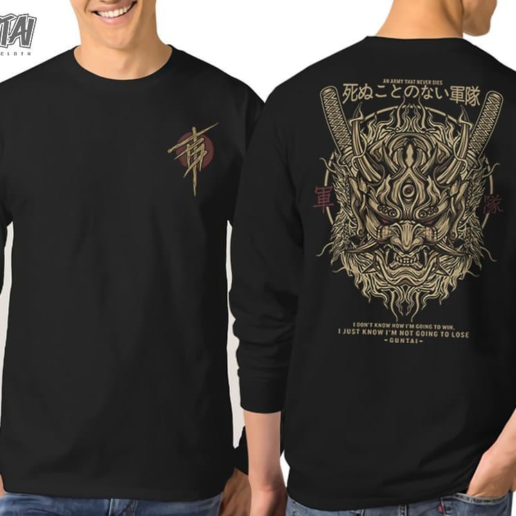 Kaos / T-shirt Guntai Lengan Panjang | GT 30