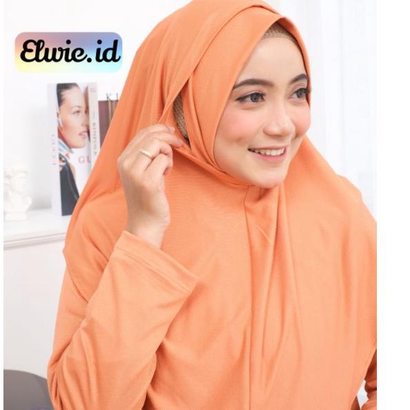SLIT ON HIJAB - HIJAB MASKER - SLIP IN - HIJAB JILBAB KERUDUNG BERGO INSTAN SLIP IN MASKER - PROPERH