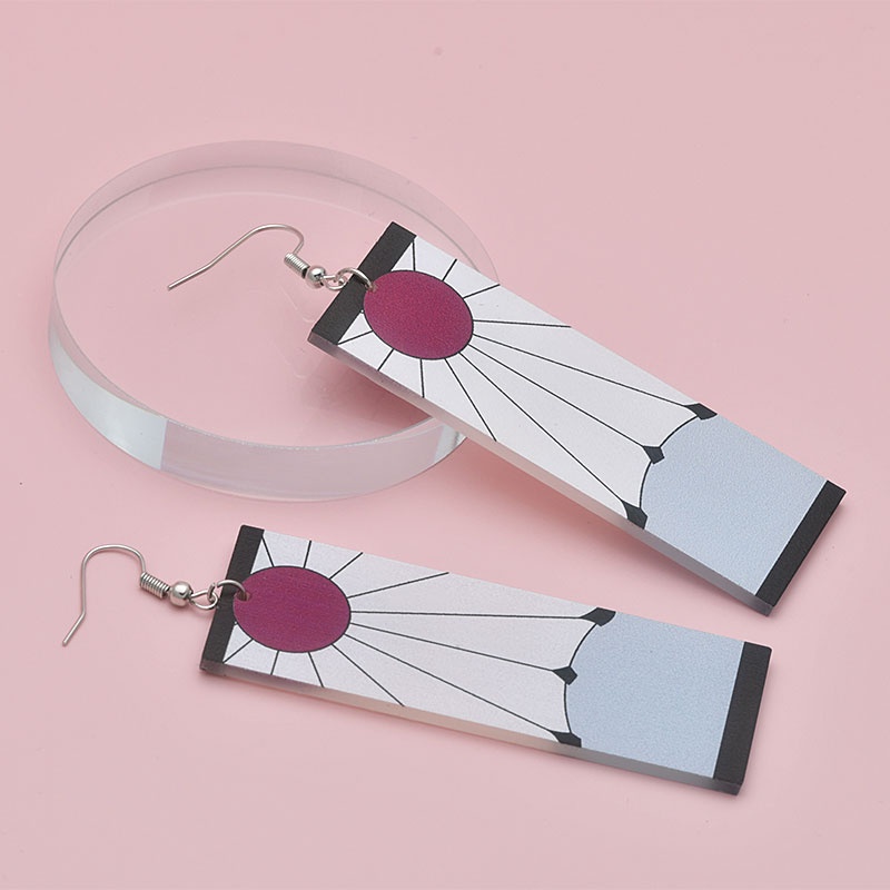 XiaoboACC Anting Kait Desain Anime Demon Slayer Gaya Jepang