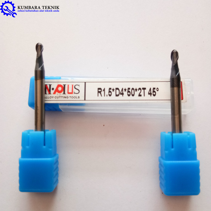 

BALLNOSE ENDMILL CARBIDE 2 FLUTE 3mm | CUTTER MILLING 3mm