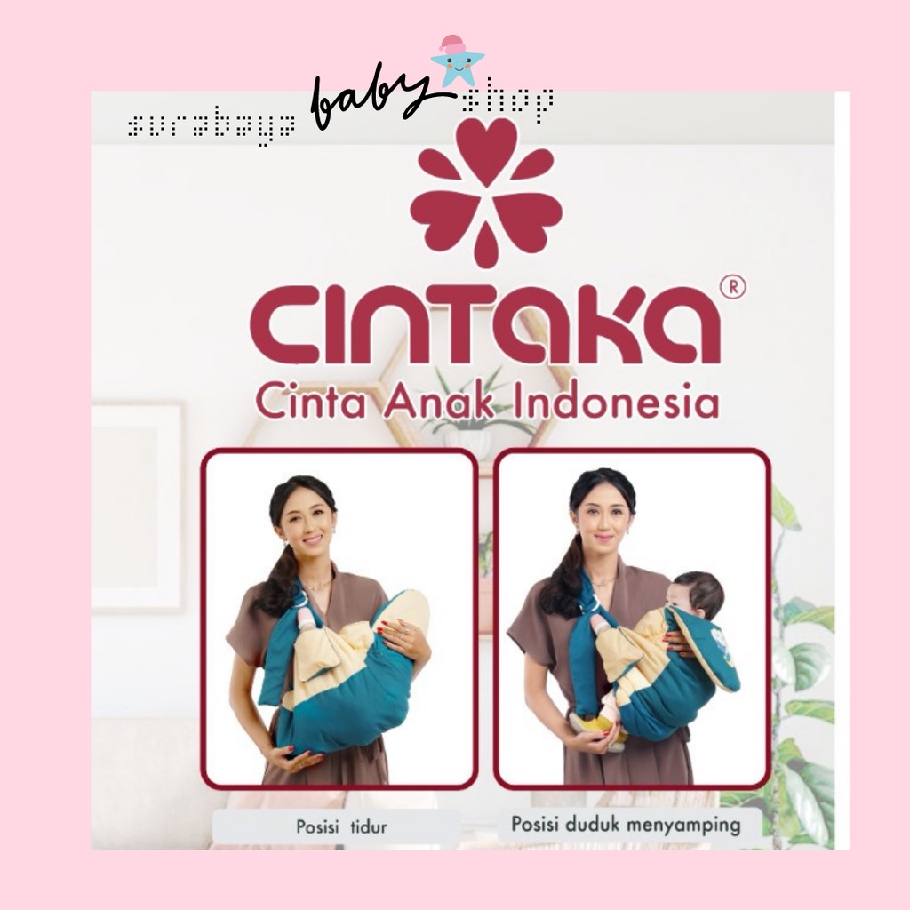 CINTAKA GENDONGAN SAMPING + TOPI SERI HIPPO TCG2733