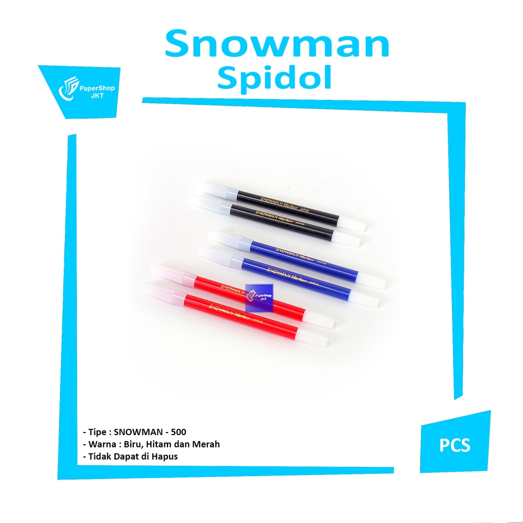 

SNOWMAN - Spidol Kecil Marker - Pcs