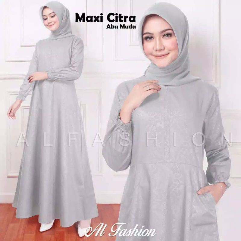 ABA AGEN BAJU GAMIS MAXI CITRA EMBOS TERBAIK (HANYA GAMIS)