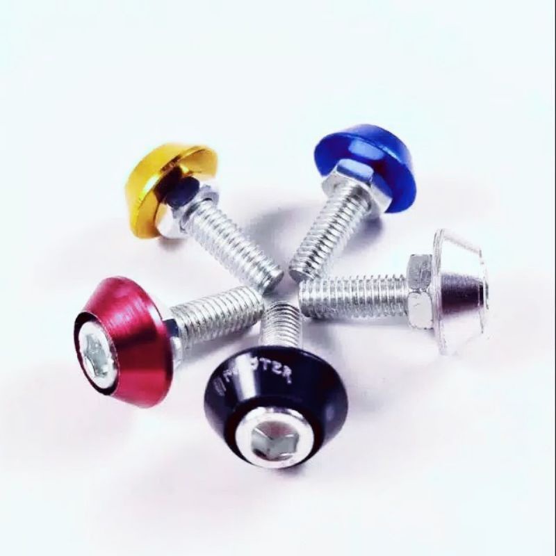 (1 Pcs) Monel + Baut L 6mm Baut Posh Variasi L 6mm  atau Baut 10 Universal
