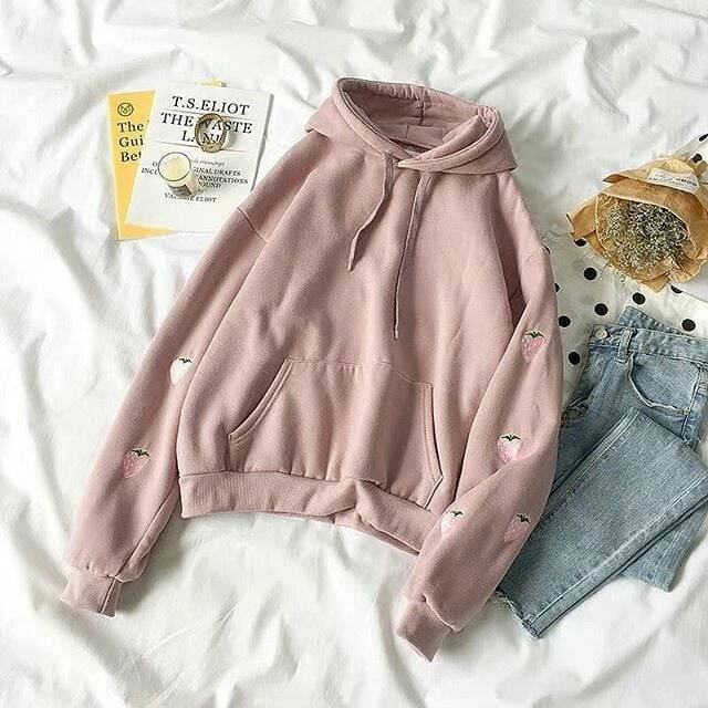 sweater hoodie wanita shopee