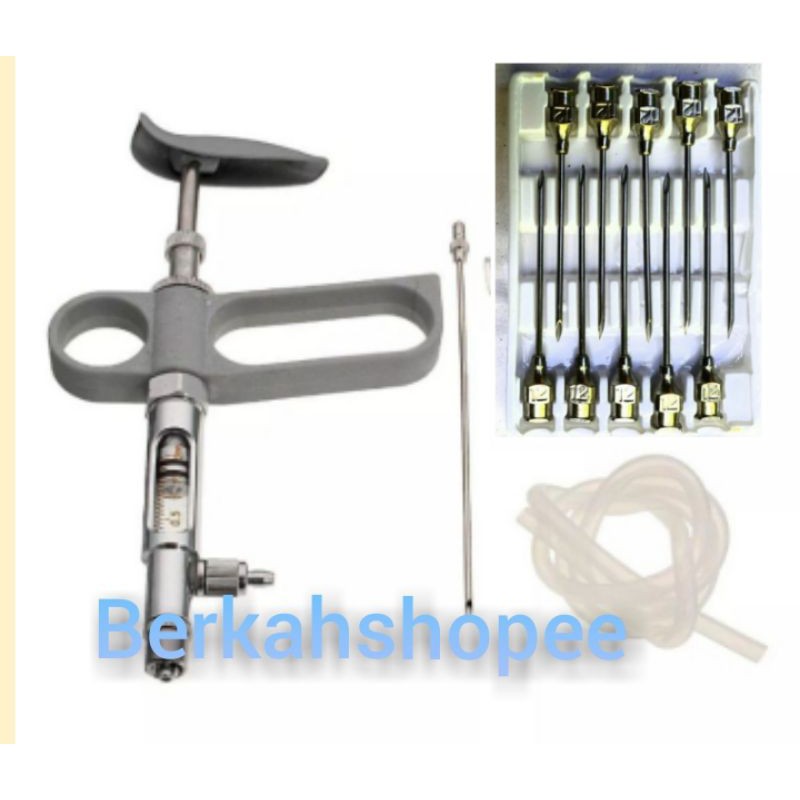 syringe otomatis mirip socorex plus jarum 10pcs ternak maks 2ml