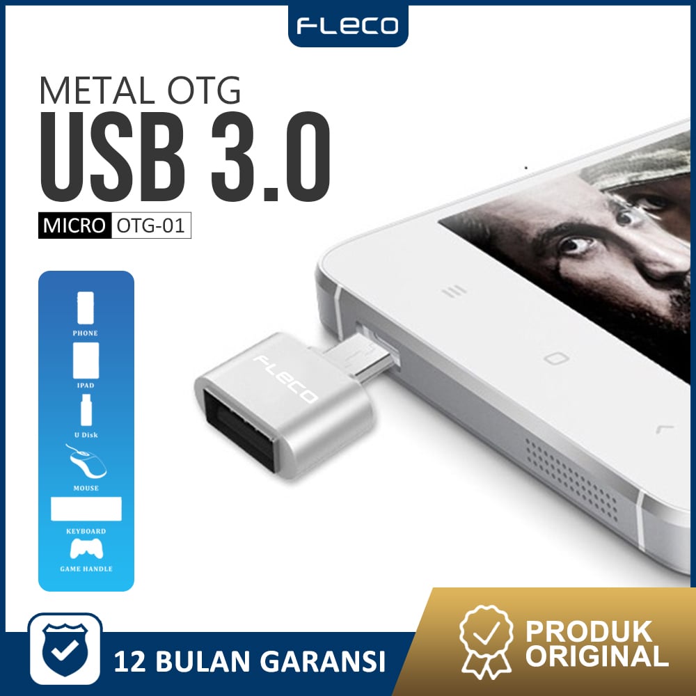 Adapter OTG USB to MICRO OTG Hp FLECO