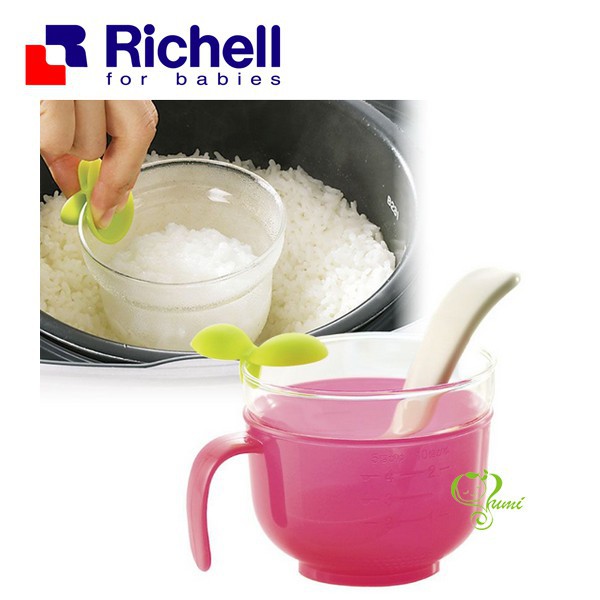 Richell Porridge Cooker for Rice Steamer - Mangkuk Masak Bubur Bayi