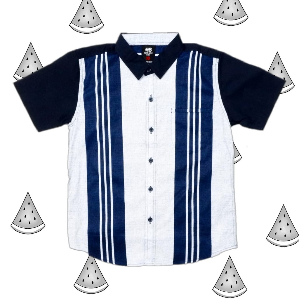 

Dancus - Kemeja Anak Casual Motif Printing Tangan Pendek Size 4 - 14 (RK062.2)