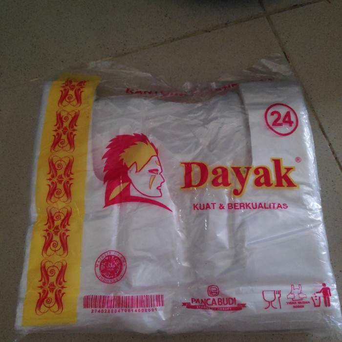 Kantong Plastik Dayak Tanggung