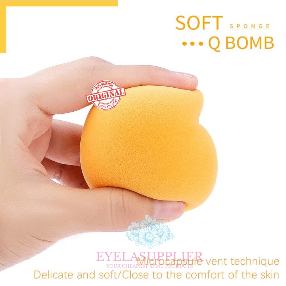 Spons MANGO Beauty Blender JUMBO MANGGA BESAR Makeup LEMBUT HIGH QUALITY Make Up Foundation Bedak Spon Muka Sponge Tear Drop Kerucut Teardrop Telur Murah Tools Applicator Aplikator Egg Brush