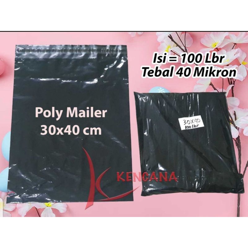 TERMURAH!!!(100 LBR) Plastik packing POLYMAILER uk 30x40 cm