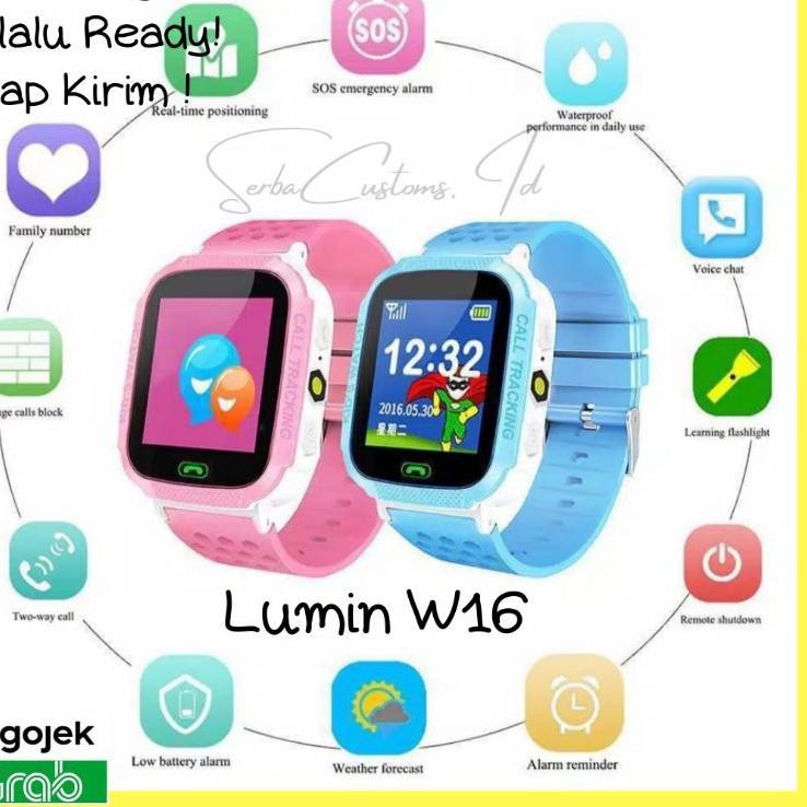 Best Product YMA7S Jam Tangan Imo Anak Anti Air Z5 / Z6 Gps Tracker Sos Memantau Lokasi Anak Imei Ak