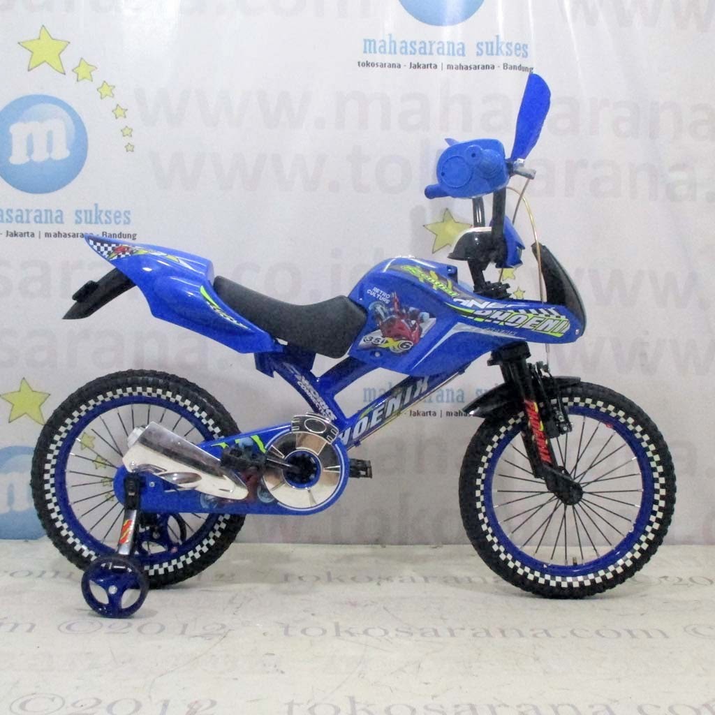 Sepeda Anak Morison Ms8803 7 X1 Bmx Usia 2 4 Tahun 12 Inci Tongkat