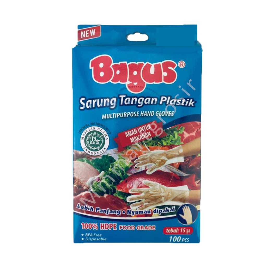 BAGUS  / SARUNG TANGAN PLASTIK / ISI 100 PCS