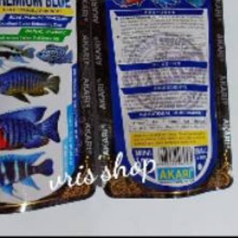 

➥ akari premium blue ciklid 100gram pakan ikan hias ♂