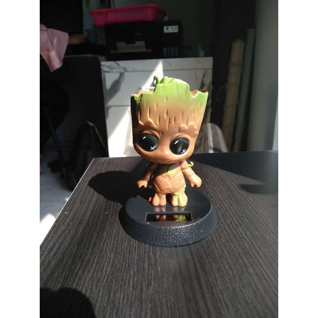 Promo Boneka Hiasan Dashboard Mobil Boneka Dashboard Kepala Goyang Avengers BABY GROOT