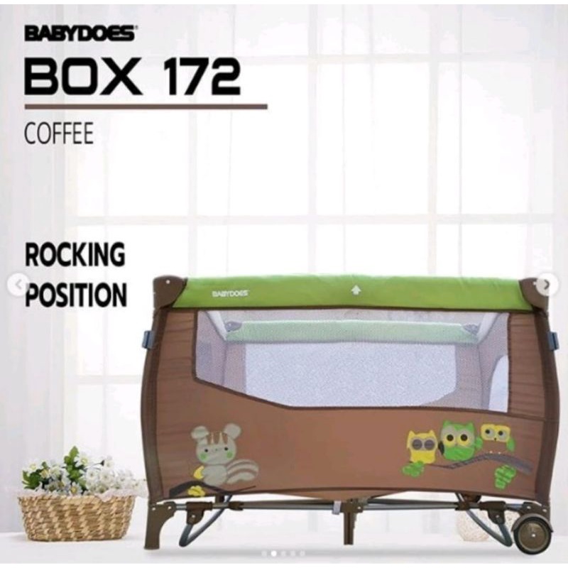 Babydoes baby box Ranjang Tempat Tidur Bayi CH-1721 CH-172 rocking position