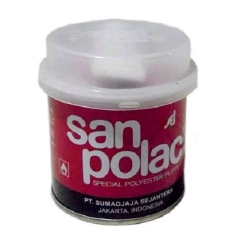 SANPOLAC 250GR DEMPUL UNTUK BESI MOBIL MOTOR MEBEL KAYU SANPOLAC DEMPUL SANPOLAC