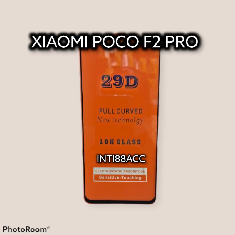 XIAOMI POCO F2 PRO / TEMPERED GLASS FULLEM FULL LAYAR+ PEKING CHEIL/ XIAOMI POCO F2 PRO