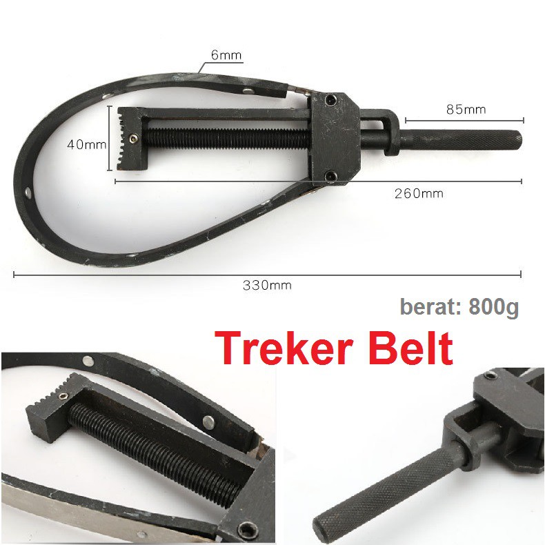 Treker CVT Belt Kunci Tahanan Kopling Motor Matic Flywheel Pliers Coupling Nut Spanner Bahanan Y