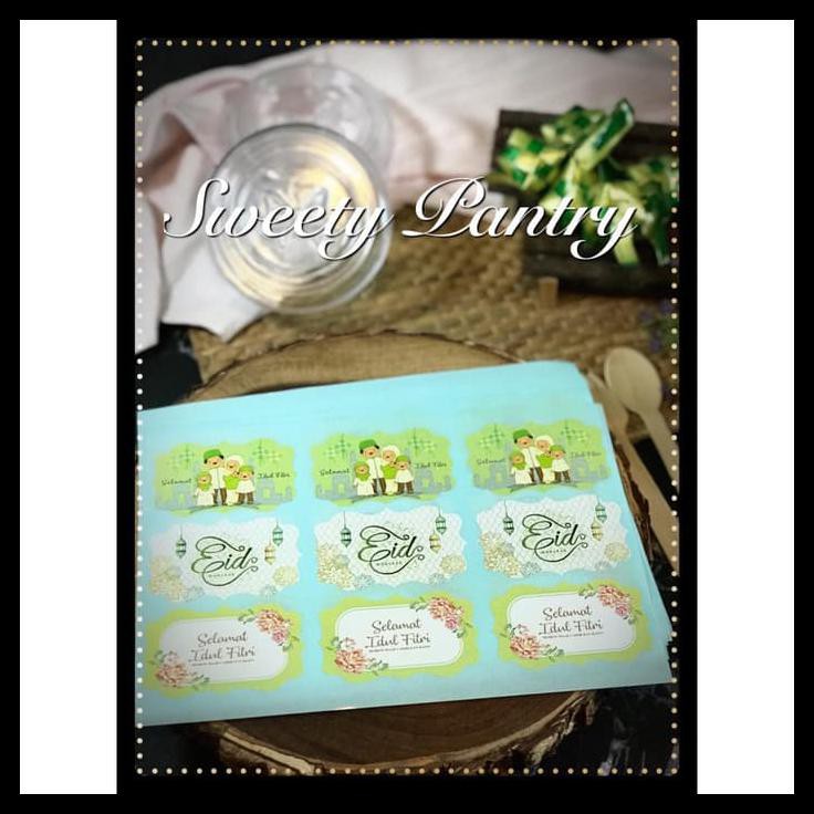 

STIKER TOPLES KUE KERING/ DUS/BOX KUE LEBARAN/IDUL FITRI 90PCS