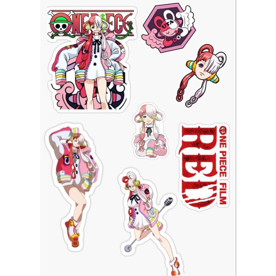 Jual Stiker UTA RED one piece paling murah One piece RED Uta sticker ...