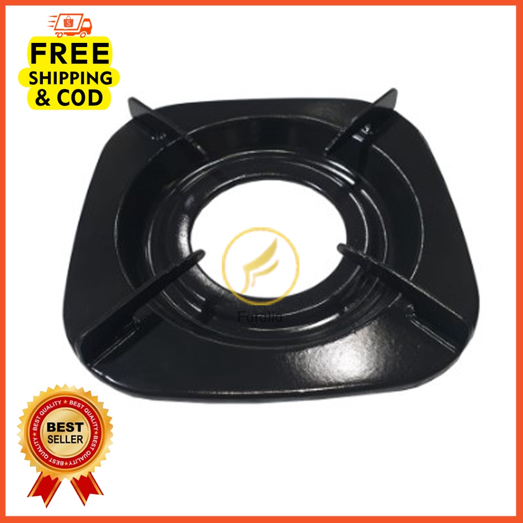 Tatakan Kompor Gas Rinnai Kaki 4 Kotak Kuat Tebal Dudukan Persegi Tangkringan Tungku Model Quantum