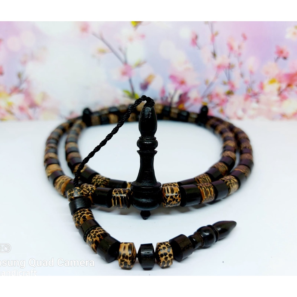 tasbih kombinasi galih kelor dan liwung asli original