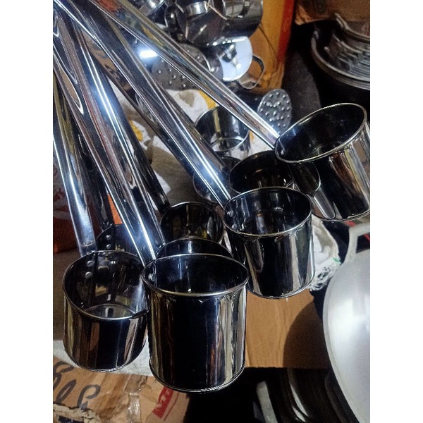 centong air / Gayung Thai tea / irus Thai tea bajigur stainless / gayung es / gayung gula stainless