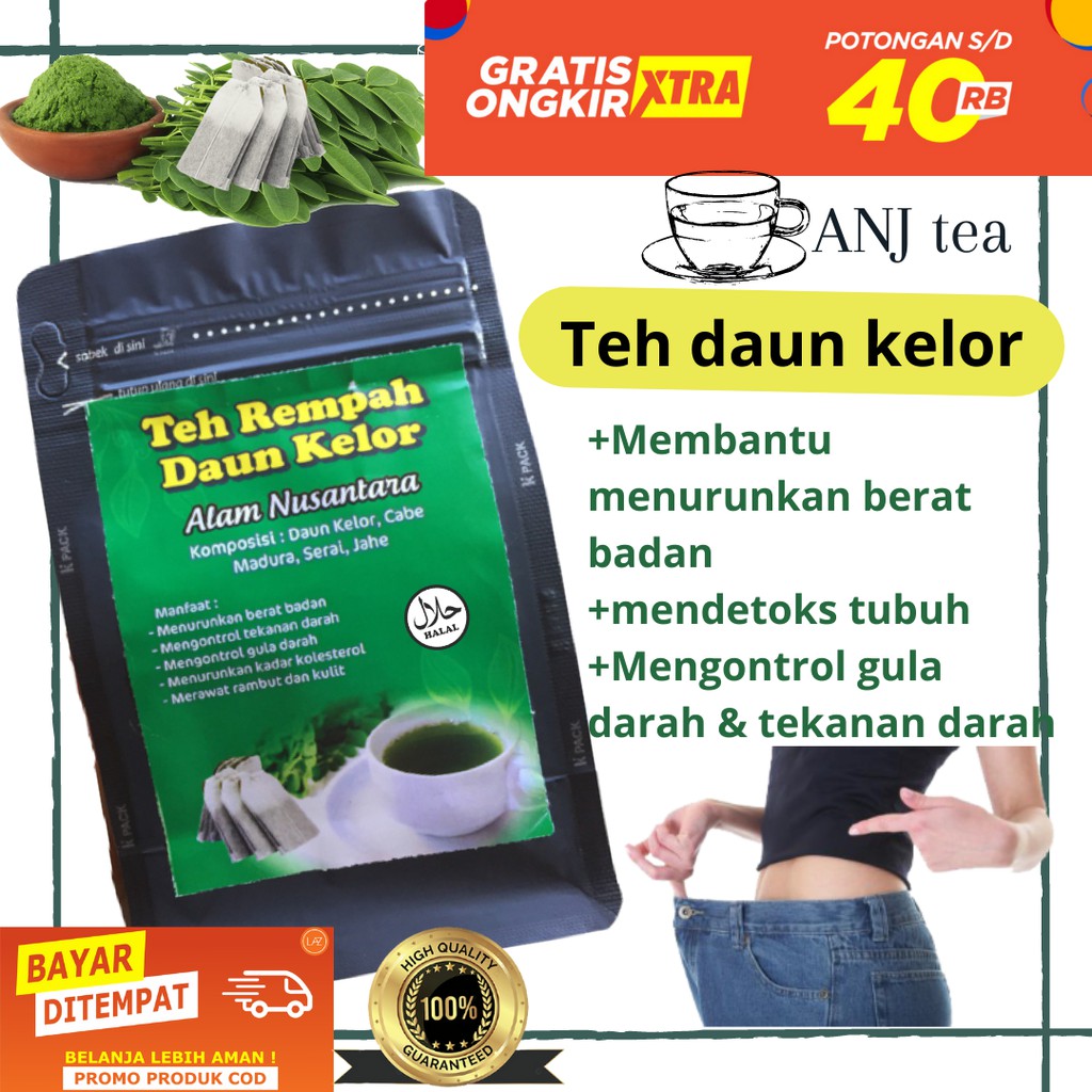 

ANJ Teh Celup daun kelor untuk detoks
